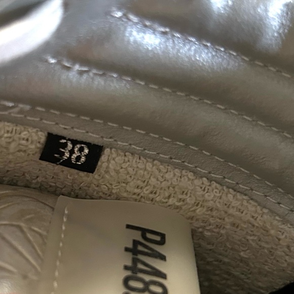 P448 SKATE PEONY HIGH TOP SNEAKERS SIZE 38 (7.5-8) EUC - Picture 6 of 7